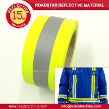 hi vis fluorescent reflective T/C tape for vest